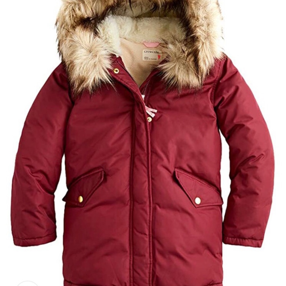 NWOT CREWCUTS GIRLS FISHTAIL PARKA